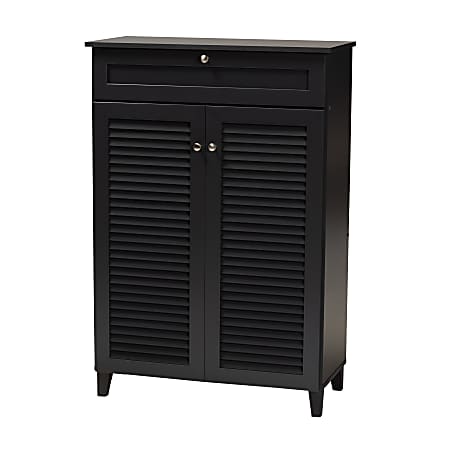 Baxton studio shoe storage cabinet hot sale
