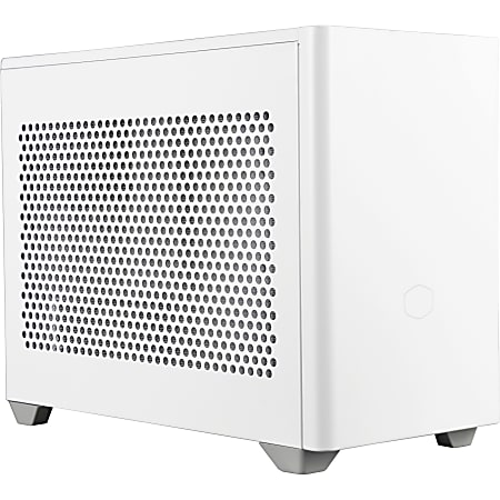 Line Cooler Master MasterBox MCB-NR200-WNNN-S00 Computer Case - White - Mesh, Plastic, Steel - 4 x Bay - 2 x 3.62" , 4.72" x Fan(s) Installed - 0 - Mini ITX, Mini DTX Motherboard Supported - 7 x Fan(s) Supported