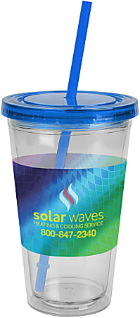 Custom Full Color Tumbler, 16 Oz