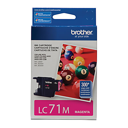 Brother® LC71 Magenta Ink Cartridge, LC71M