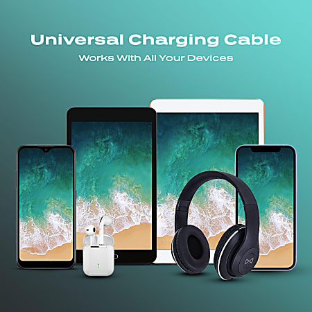 Statik 360 Magnetic Charging Cable - 3 in 1 Smart Rotating Charger iPhone  Samsun 810024052592