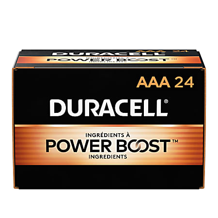 Duracell Coppertop AAA Alkaline Batteries Box Of 24 - Office Depot