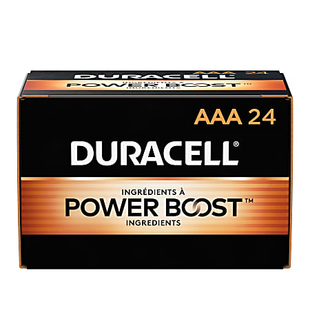 Duracell® Coppertop AAA Alkaline Batteries, Box Of 24