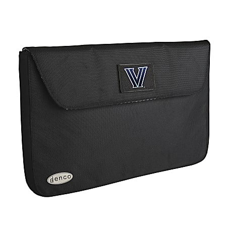 Denco Sports Luggage NCAA Laptop Case With 17" Laptop Pocket, Villanova Wildcats, Black