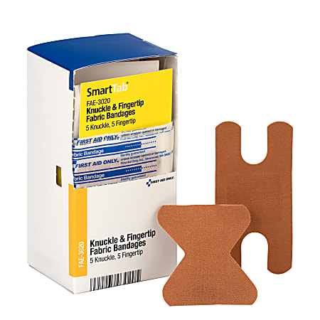 Knuckle and Fingertip Bandages, Sterilized, 5 Knuckle, 5 Fingertip, 10/Box Knuckle and Fingertip Bandages, Sterilized, 5 Knuckle, 5 Fingertip, 10/Box