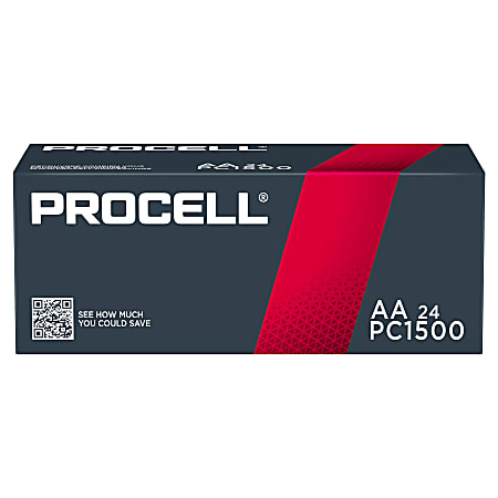 Procell® AA Alkaline Batteries, Pack Of 24