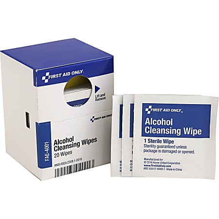 Alcohol cleansing shop pads