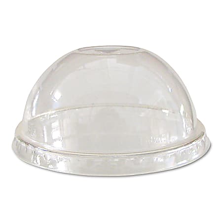 GreenStripe Renew and Comp Cold Cup Dome Lids, Fits 9 oz to 24 oz Cups, Clear, 100/Pack, 10 Packs/Carton