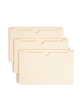 Smead® Manila File Jackets, Reinforced Tab, 2” Expansion, Legal Size, Box Of 50 (76560)