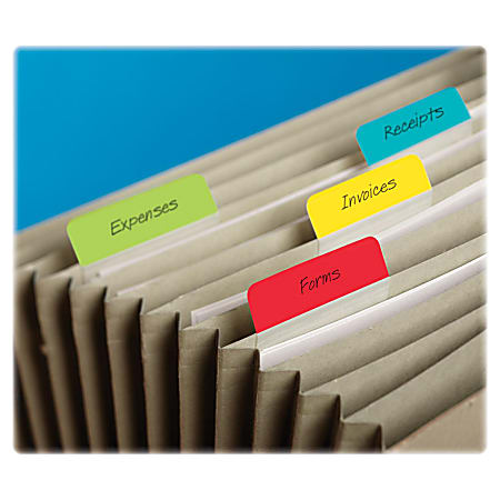 直営店に限定 it Post Notes Pack 2 Tabs Folder File Hanging Angled Durable ファイルアクセサリ
