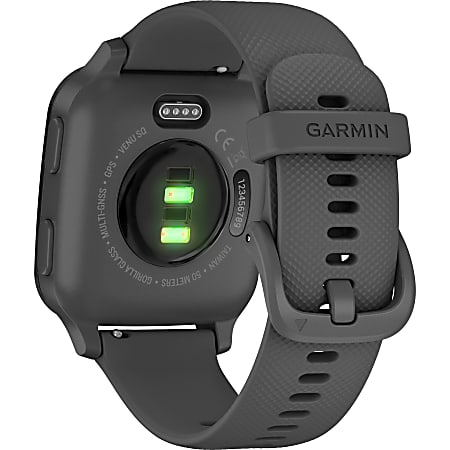 Garmin Venu Sq Smart Watch Slate Shadow Gray Case Anodized