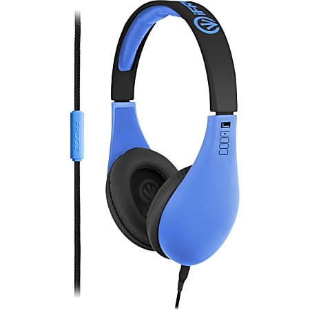 ifrogz Audio Coda Headphones with Mic Neon Blue