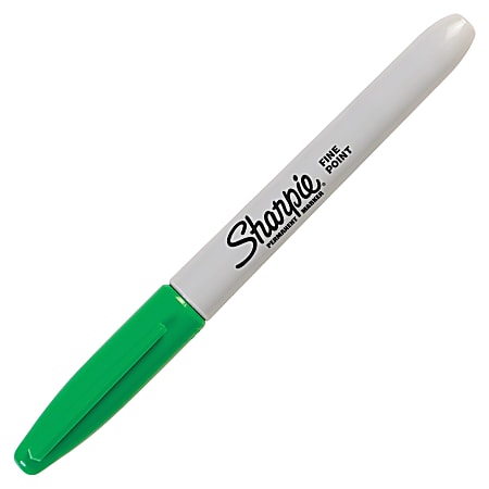 Bic Salon Whiteboard Markers, Fine Point, Green - 12 markers