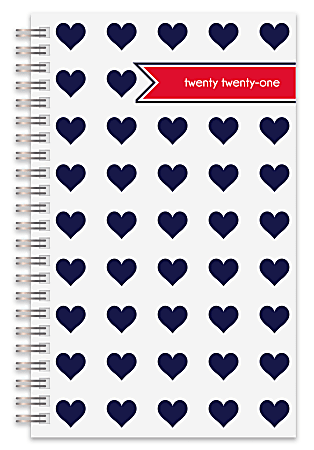 Office Depot® Brand Weekly/Monthly Planner, 5" x 8", Love, January To December 2021