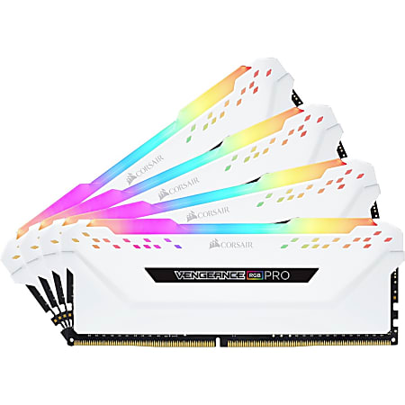 Corsair Vengeance RGB Pro 32GB DDR4 SDRAM Memory Module Kit - 32 GB (4 x  8GB) - DDR4-3600/PC4-28800 DDR4 SDRAM - 3600 MHz - CL18 - 1.35 V -  Unbuffered 