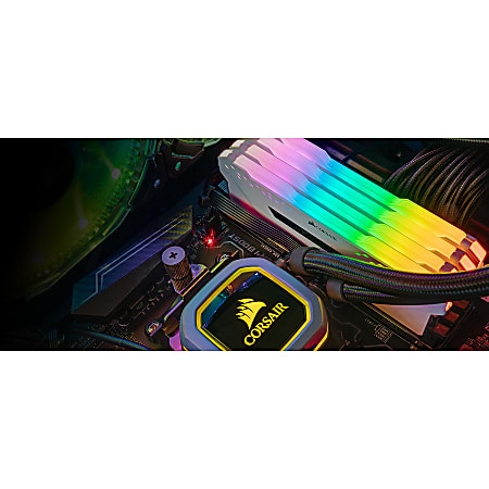 Corsair DDR4-RAM Vengeance RGB PRO Black iCUE 3600 MHz 4x 32 GB