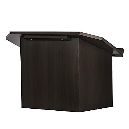 Alpine AdirOffice Foldable Tabletop Podium Lectern, 19”H x 27”W x 16”D, Black