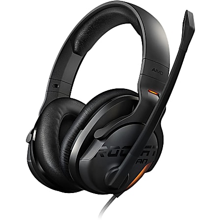 ROCCAT KHAN AIMO - 7.1 HIGH RESOLUTION RGB GAMING HEADSET, Black - Stereo - Black - Wired - 32 Ohm - 10 Hz - 40 kHz - Over-the-head - Binaural - Circumaural - Noise Canceling