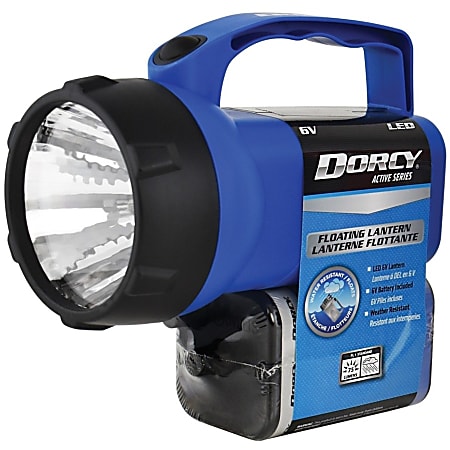 Dorcy 41-2081 6V Floating LED Lantern - LED - 35 lm Lumen - Plastic, Rubber - Assorted - 1 / Pack