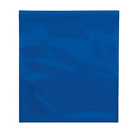 Partners Brand Metallic Glamour Mailers, 13" x 10-3/4", Blue, Case Of 250 Mailers