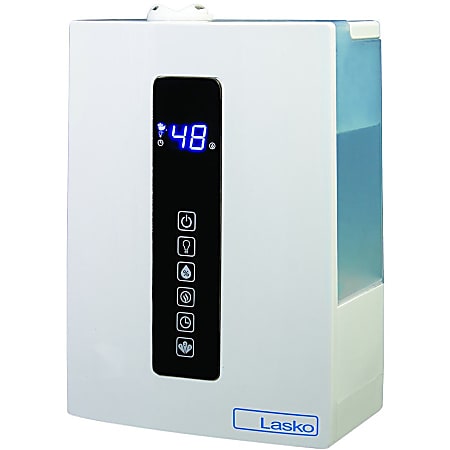 Lasko Quiet Ultrasonic Digital Warm and Cool Mist Humidifier - Warm Mist, Cool Mist, Ultrasonic - Black, White