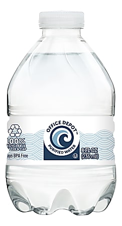 Niagara Purified Drinking Water Bottles 8 Fl Oz Pack Of 24 Bottles - Office  Depot