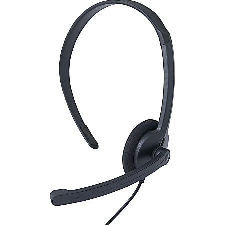 Monaural headset with microphone sales