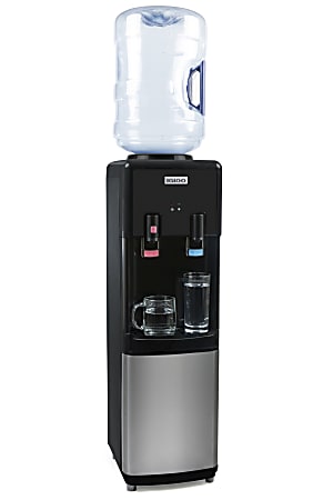 Igloo Hot/Cold Top-Load Water Dispenser, 36-9/16”H x 11-1/16”W x 11-7/16”D, Black
