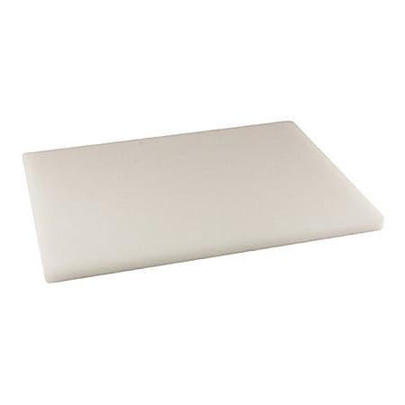 Winco Polyethylene Cutting Board, 3/4"H x 15"W x 20"D, White