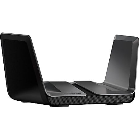 Netgear Nighthawk RAX80 Wi-Fi 6 IEEE 802.11ax Ethernet Wireless Router - 2.40 GHz ISM Band - 5 GHz UNII Band - 4 x Antenna(4 x Internal) - 768 MB/s Wireless Speed - 5 x Network Port - 1 x Broadband Port - USB - Gigabit Ethernet - VPN Supported - Desktop