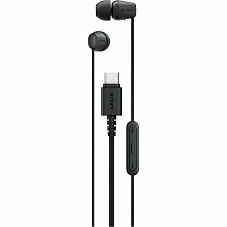 Sony IER-EX15C | USB-C Wired In-Ear Headphones, IEREX15CB