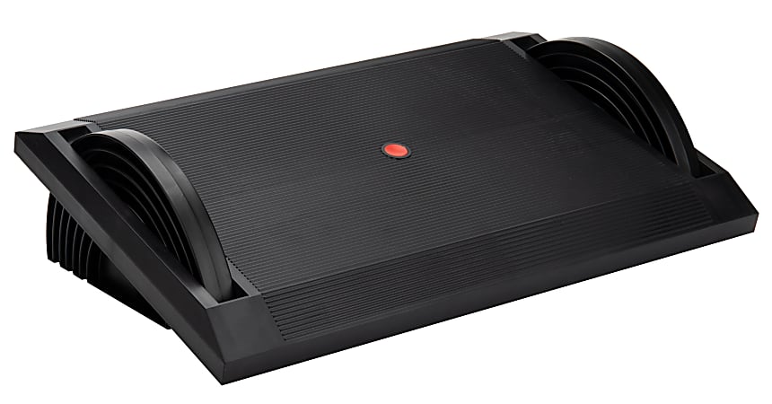 Mind Reader Adjustable Footrest, 5-3/4" x 21-1/4", Black