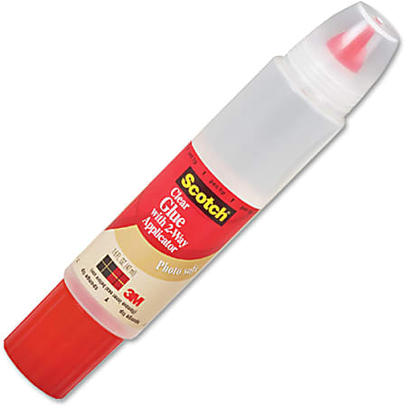  Scotch Clear Glue in 2-Way Applicator, .95 oz, Photo Safe and  Non-Toxic (6044) : Arts, Crafts & Sewing