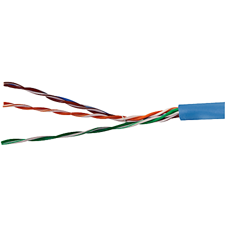 Vericom CAT-5E/UTP Solid Riser CMR Cable, 1,000’, Blue, MBW5U-00932