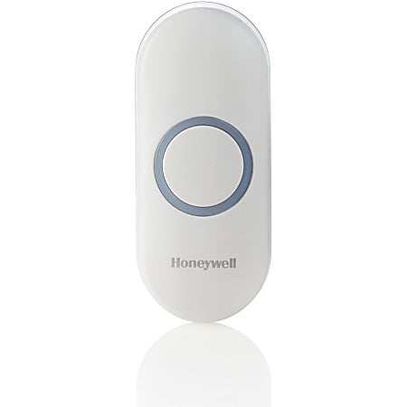 Honeywell Wireless Doorbell Push Button for Series 3, 5, 9 Honeywell Door Bells (White) - Aluminum - White