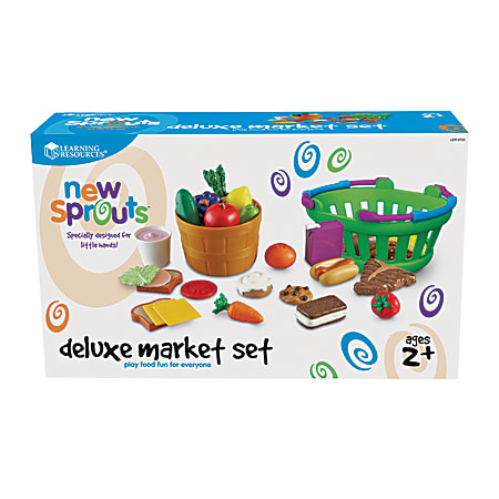 Learning Resources® New Sprouts® Deluxe Market Set, Grades Pre-K - 3