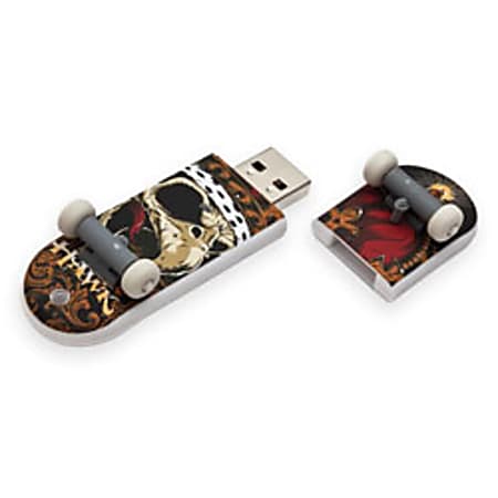Action Sport Drives Birdhouse/Tony Hawk "Crowned" SkateDrive USB Flash Drive, 8GB