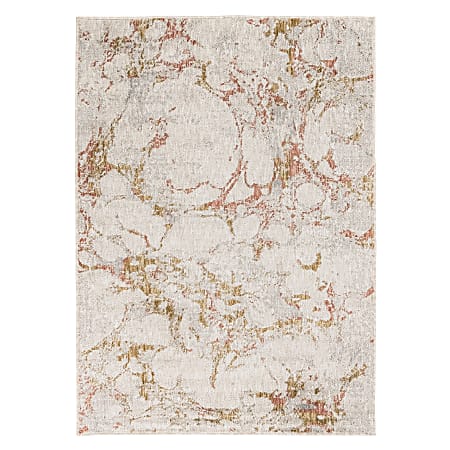 Anji Mountain Area Rug, 5' x 7', Multicolor Abstract