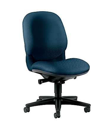 HON® Sensible 6000 Series Fabric High-Back Chair, Mariner Blue/Black