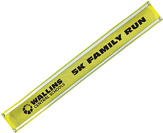 Custom Nylon Reflective Snap Bands, 3/4" x 8", Set Of 250 Bands