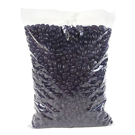 Tiny Beanies American Medley Jelly Beans, Raspberry - Dark Purple, 5-Lb Bag