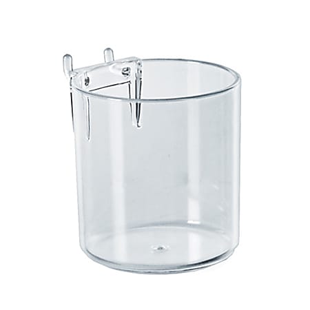 Azar Displays Cup Displays, 3" x 3", Clear, Pack Of 10