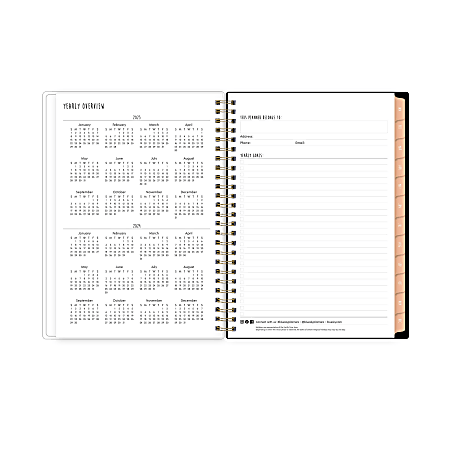 Blue Sky WeeklyMonthly Planning Calendar 5 78 x 8 58 Bouquetia Clear