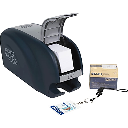 SICURIX 310 Single Sided Dye SublimationThermal Transfer Printer Card Print  ID Card - Office Depot
