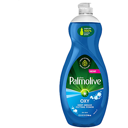 Palmolive Ultra Dish Soap Oxy Degreaser - Concentrate Liquid - 32.5 fl oz (1 quart) - 9 / Carton - Multi
