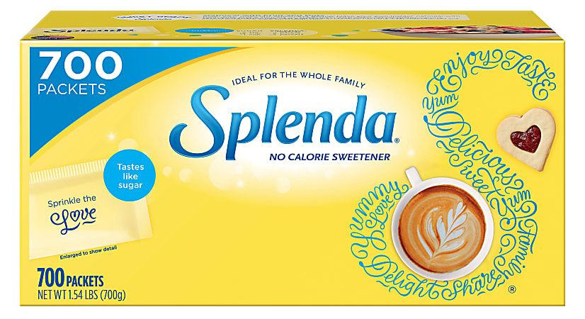 Splenda No-Calorie Sweetener Packets, Box Of 700 Packets