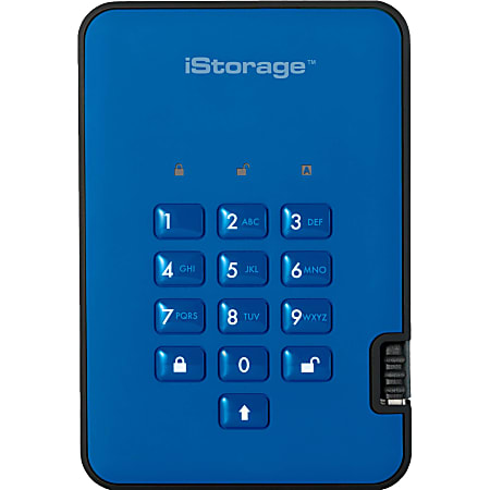 iStorage diskAshur2 SSD 8TB Secure Portable Password Protected