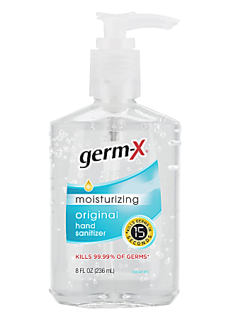 Germ-X Original Hand Sanitizer, 8 Oz, FDA Registered and Listed