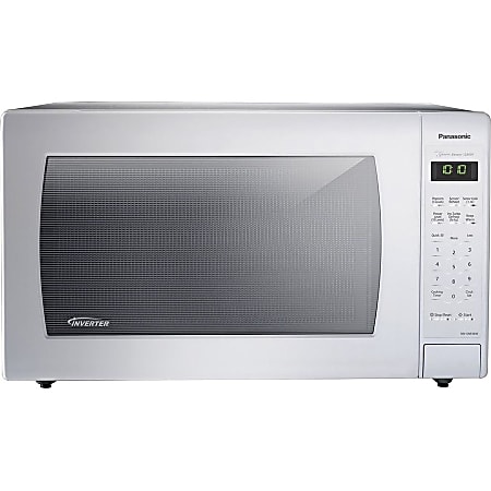 Panasonic NN-SN936W Microwave Oven - Single - 16.46 gal Capacity - Microwave - 10 Power Levels - 1250 W Microwave Power - 16.50" Turntable - 120 V AC - Glass - Countertop - White