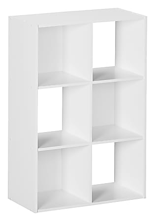 Ameriwood System Build 5-Shelf White Cube Organizer